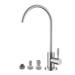 OWOFAN Kitchen Faucet Low Lead Commercial Solid Brass Single Handle Single Lever Pull Out